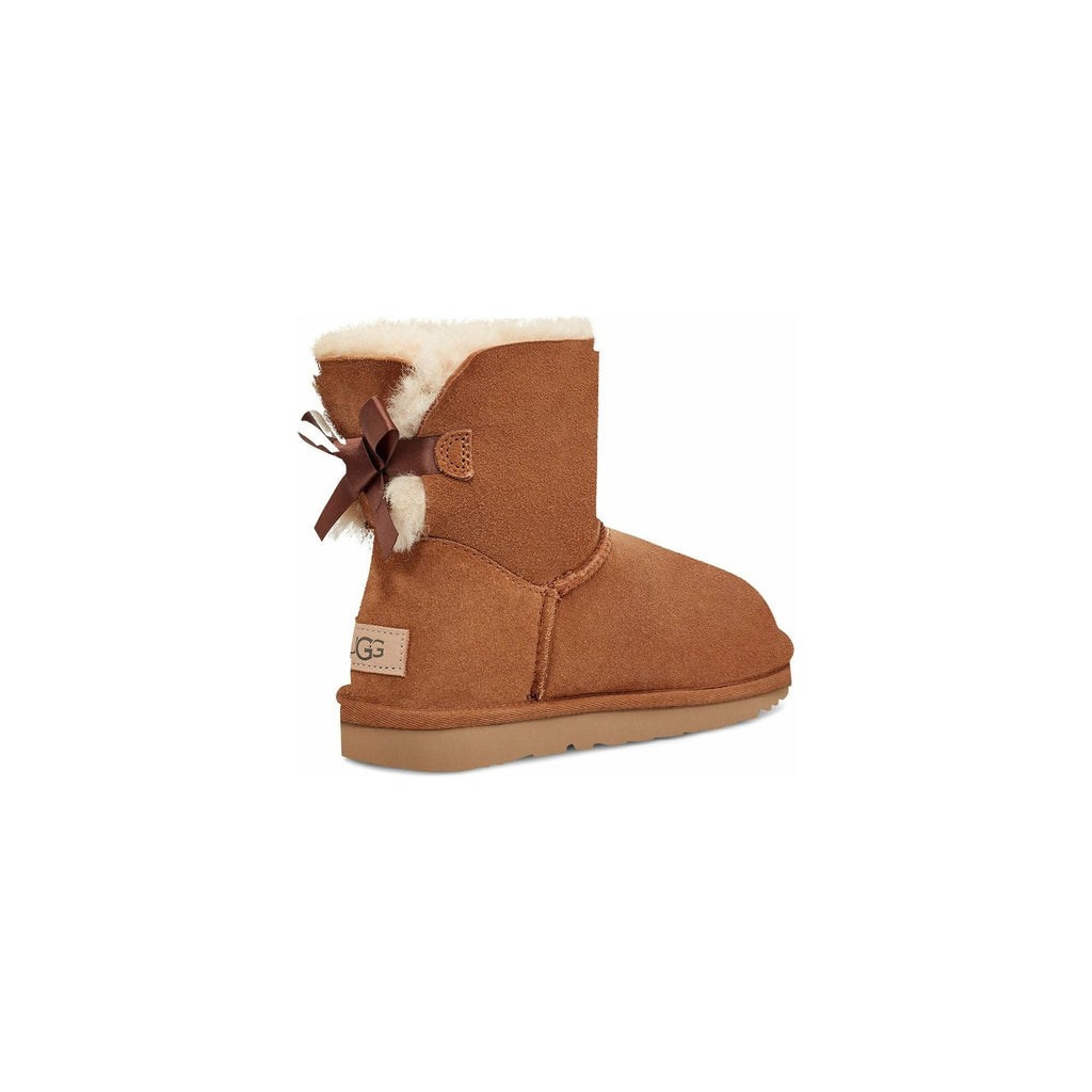 UGG Women's Mini Bailey Bow II Boot in Chestnut
