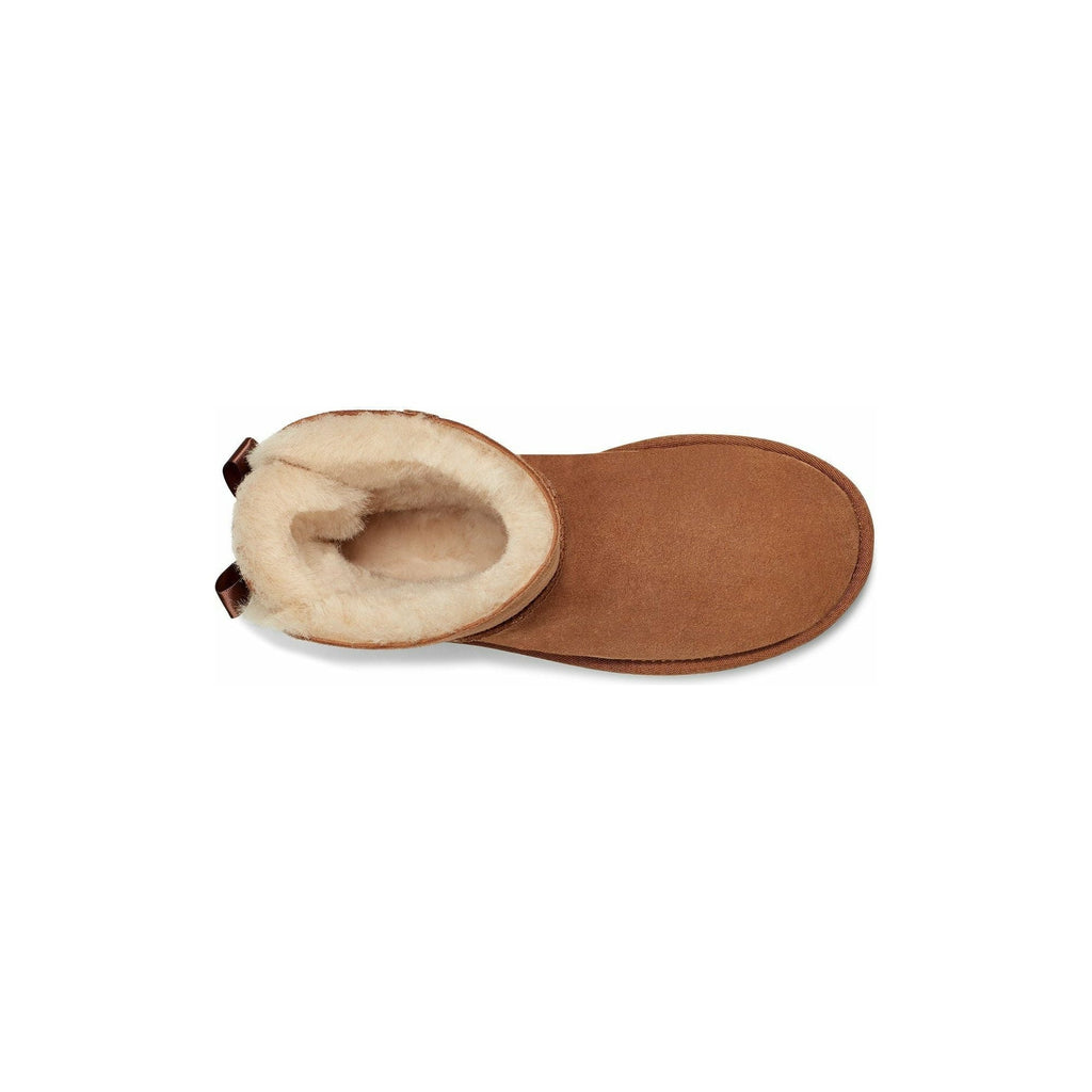 UGG Women's Mini Bailey Bow II Boot in Chestnut