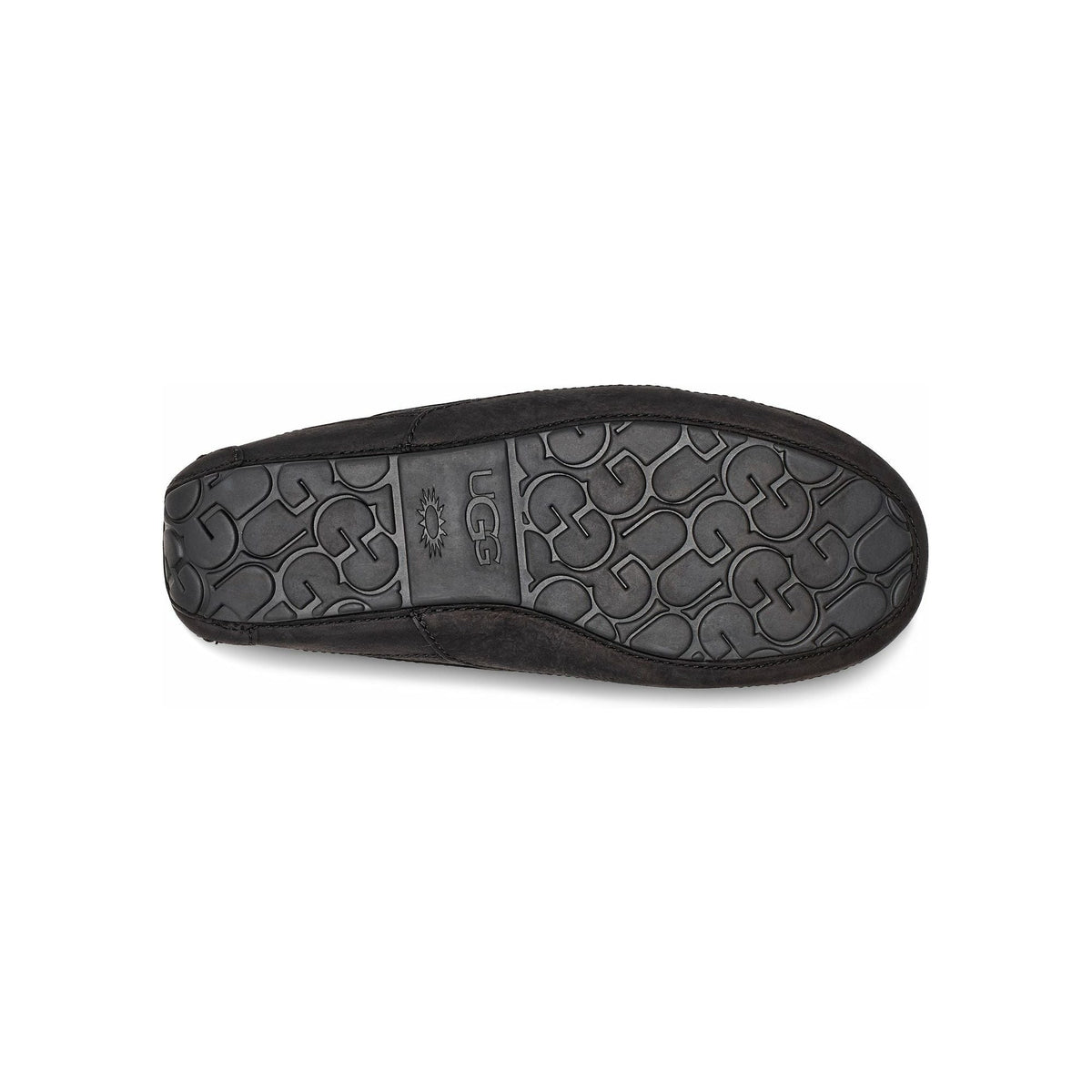 UGG Men's Ascot Slipper in Black Leather