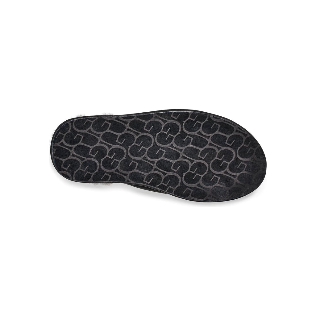UGG Men's Scuff Leather Slipper in Black