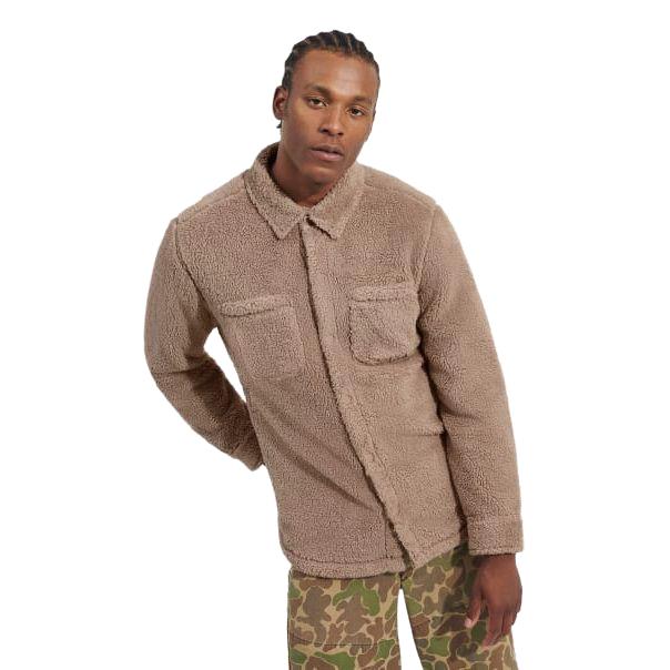 UGG Men's Tasman UGGfluff Snap Shirt in Putty