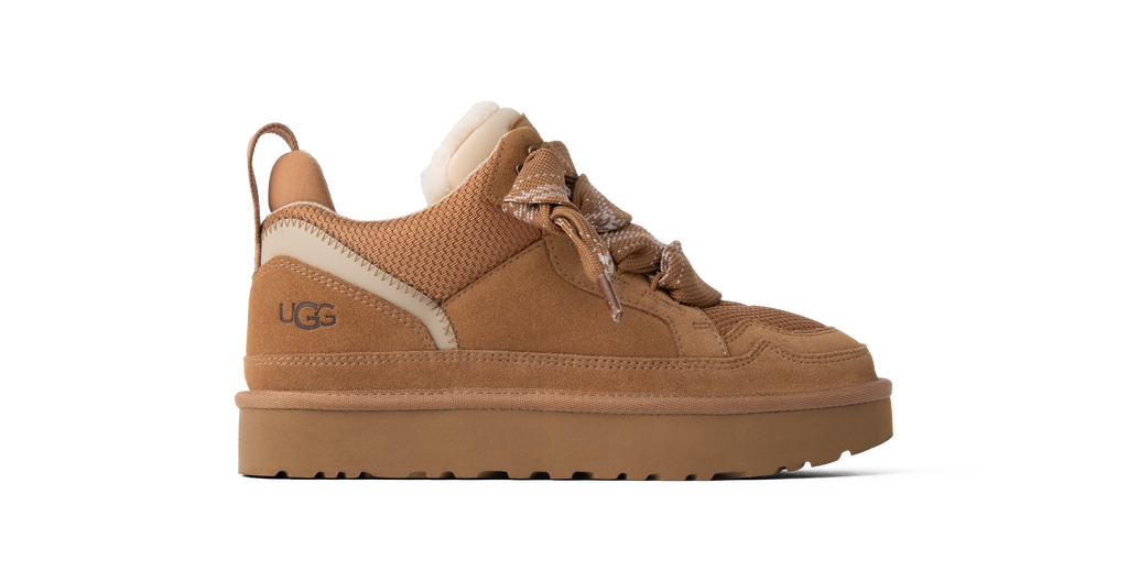 UGG Kid's Lowmel in Chestnut