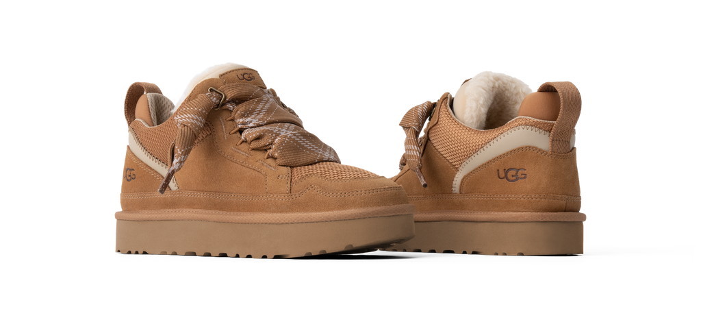 UGG Kid's Lowmel in Chestnut