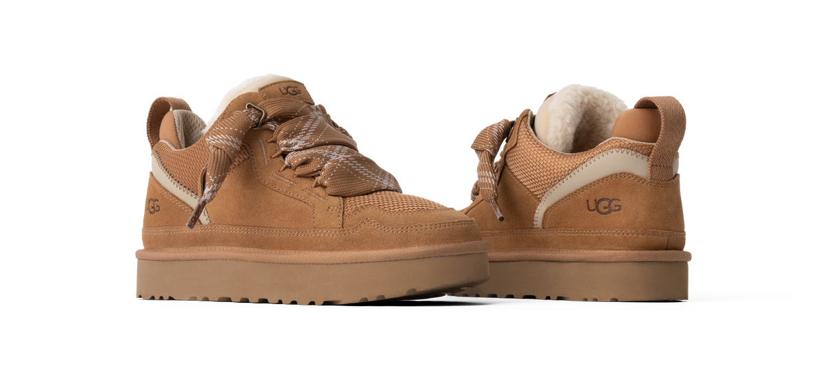 UGG Kid's Lowmel in Chestnut