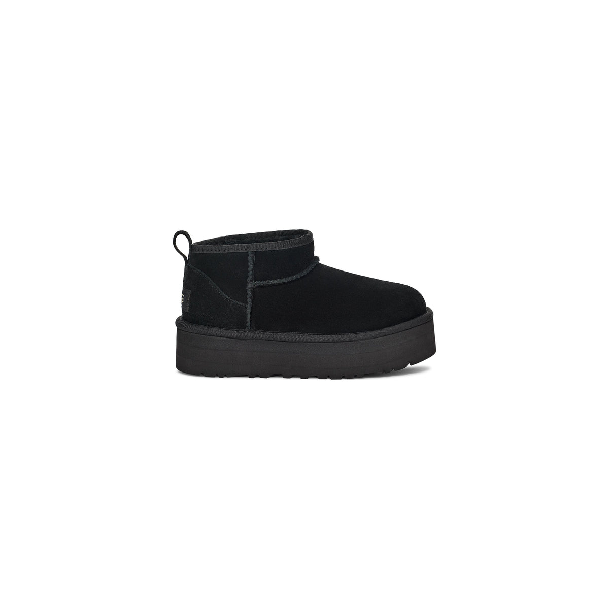 UGG Kid's Classic Ultra Mini Platform in Black