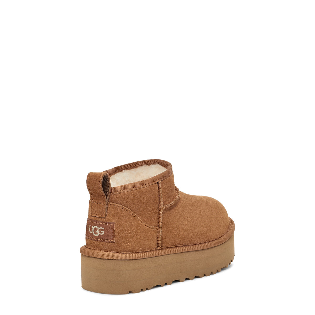 UGG Kid's Classic Ultra Mini Platform in Chestnut
