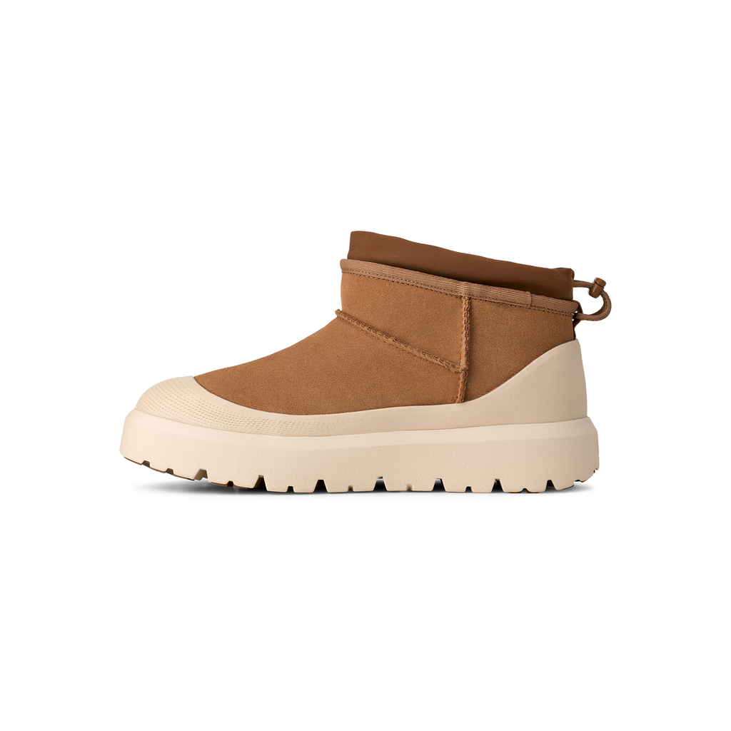UGG Men's Classic Ultra Mini Weather Hybrid in Chestnut Whitecap