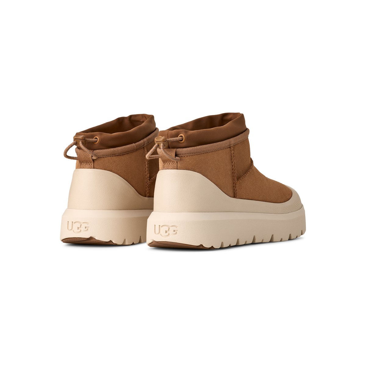 UGG Men's Classic Ultra Mini Weather Hybrid in Chestnut Whitecap
