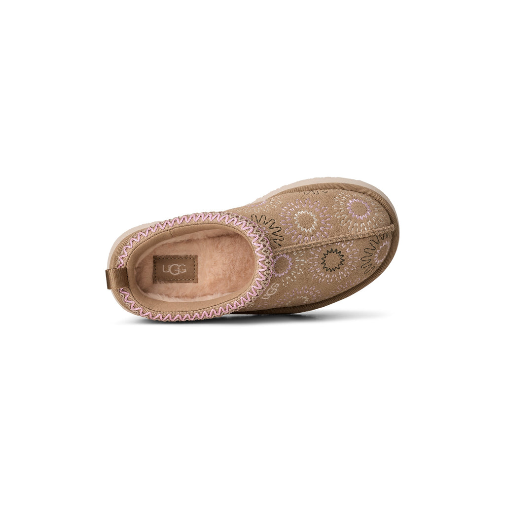 UGG Kid's Tazz Sun Stitch in Mustard Seed