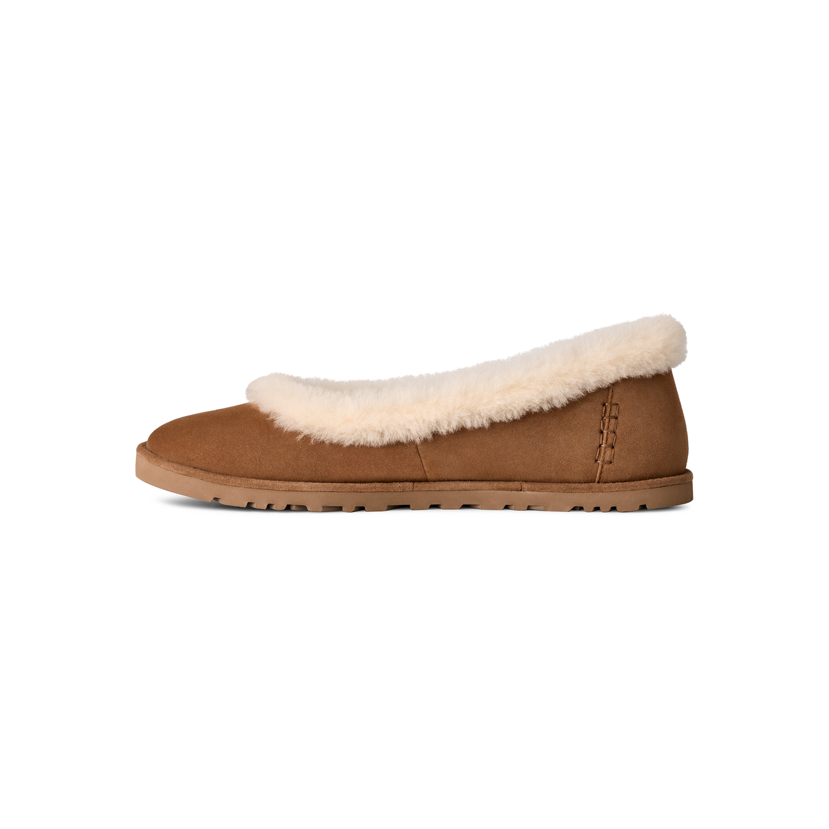 UGG Women's Zora Ballet Flat in Chestnut