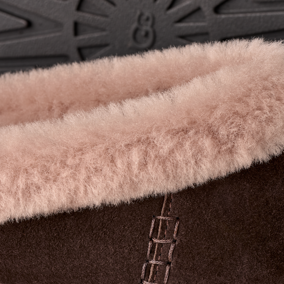 UGG Women's Zora Ballet Flat in Dusted Cocoa