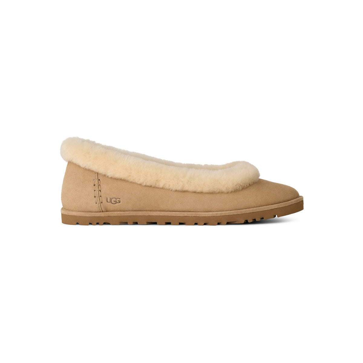 UGG Women's Zora Ballet Flat in Sand