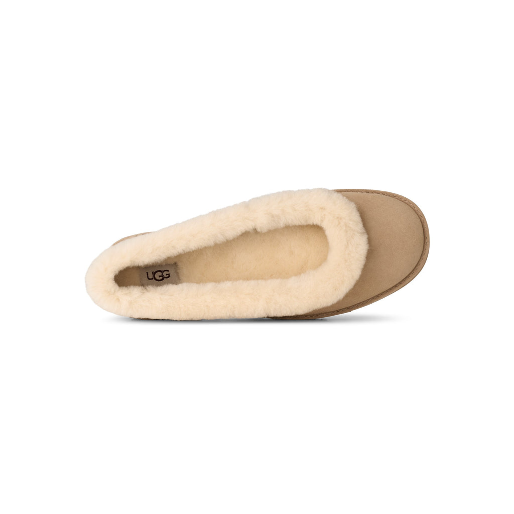 UGG Women's Zora Ballet Flat in Sand