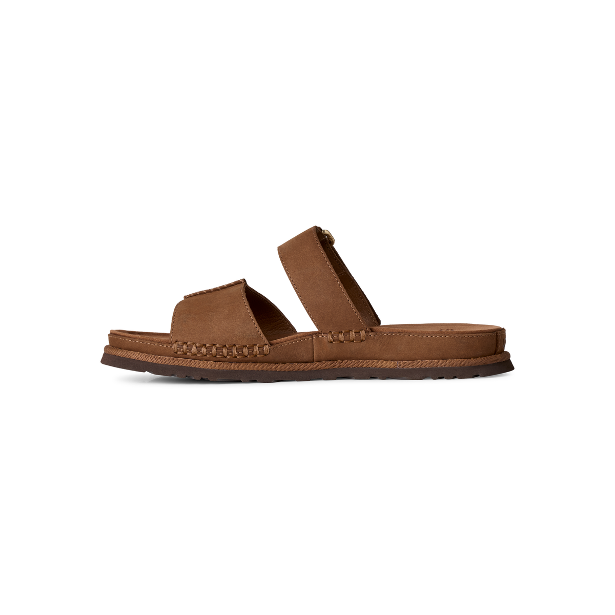 UGG Women's GoldenGaze Slide in Dark Chestnut