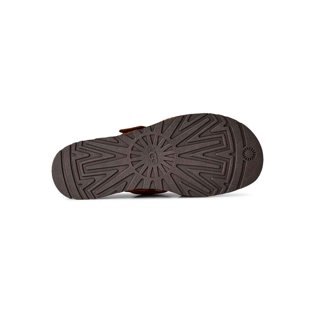 UGG Women's GoldenGaze Slide in Dark Chestnut