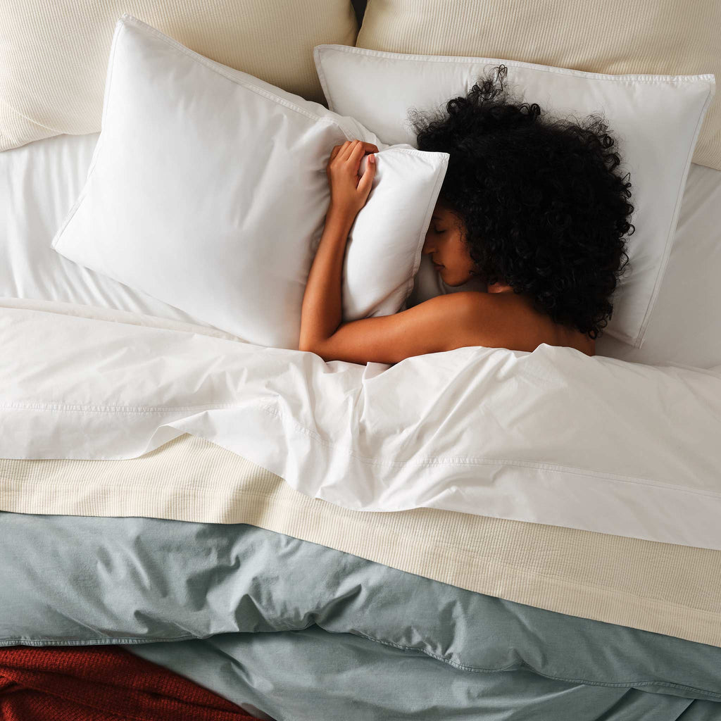 Washed Classic Percale Duvet Cover