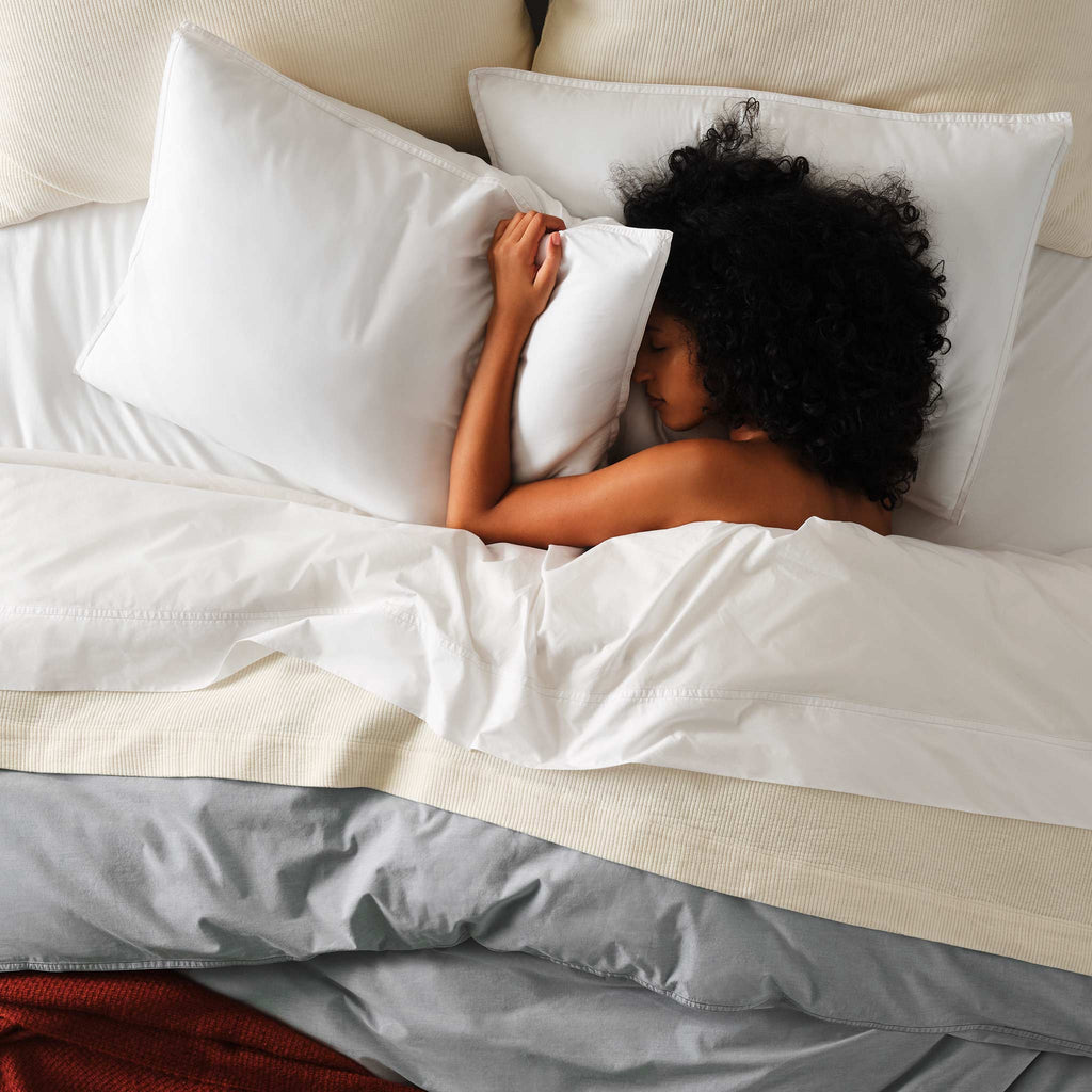 Washed Classic Percale Duvet Cover