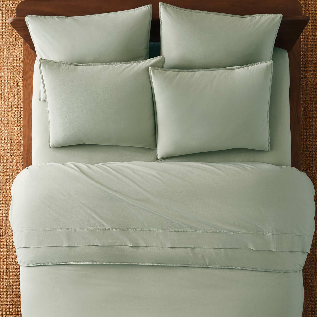 Washed Classic Percale Pillowcase Set