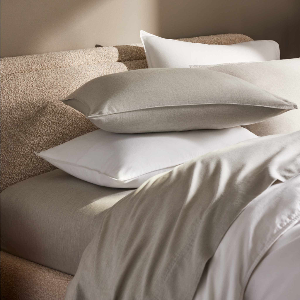 Heathered Cashmere Pillowcase Set