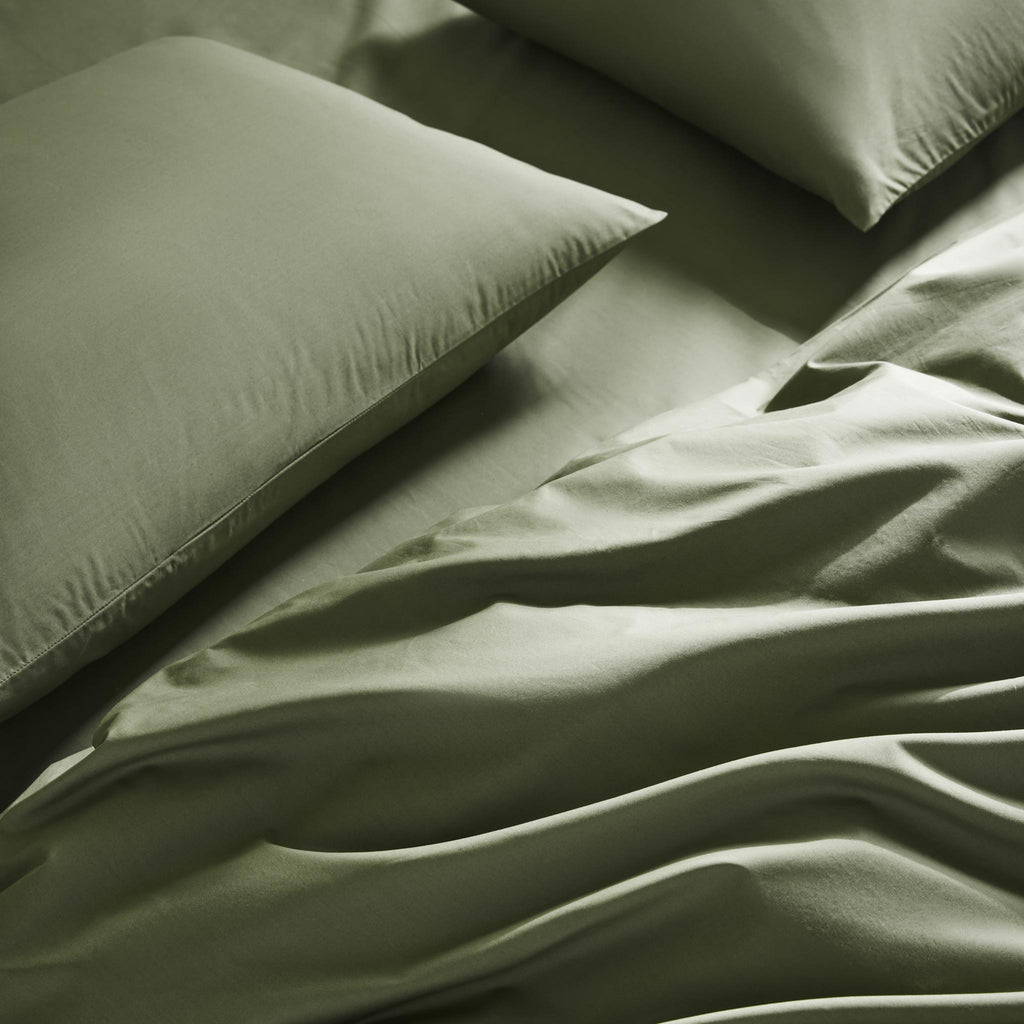 Classic Percale No Flat Sheet Set Bundle