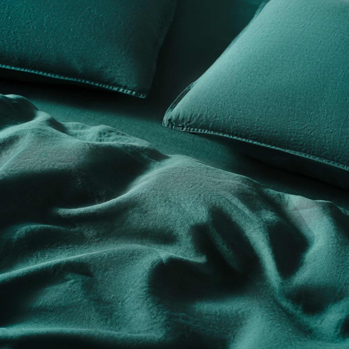 Washed European Linen Bedding Move-In Bundle