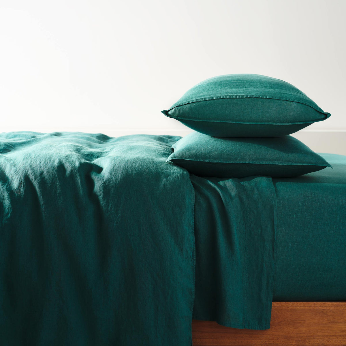 Washed European Linen Pillowcase Set