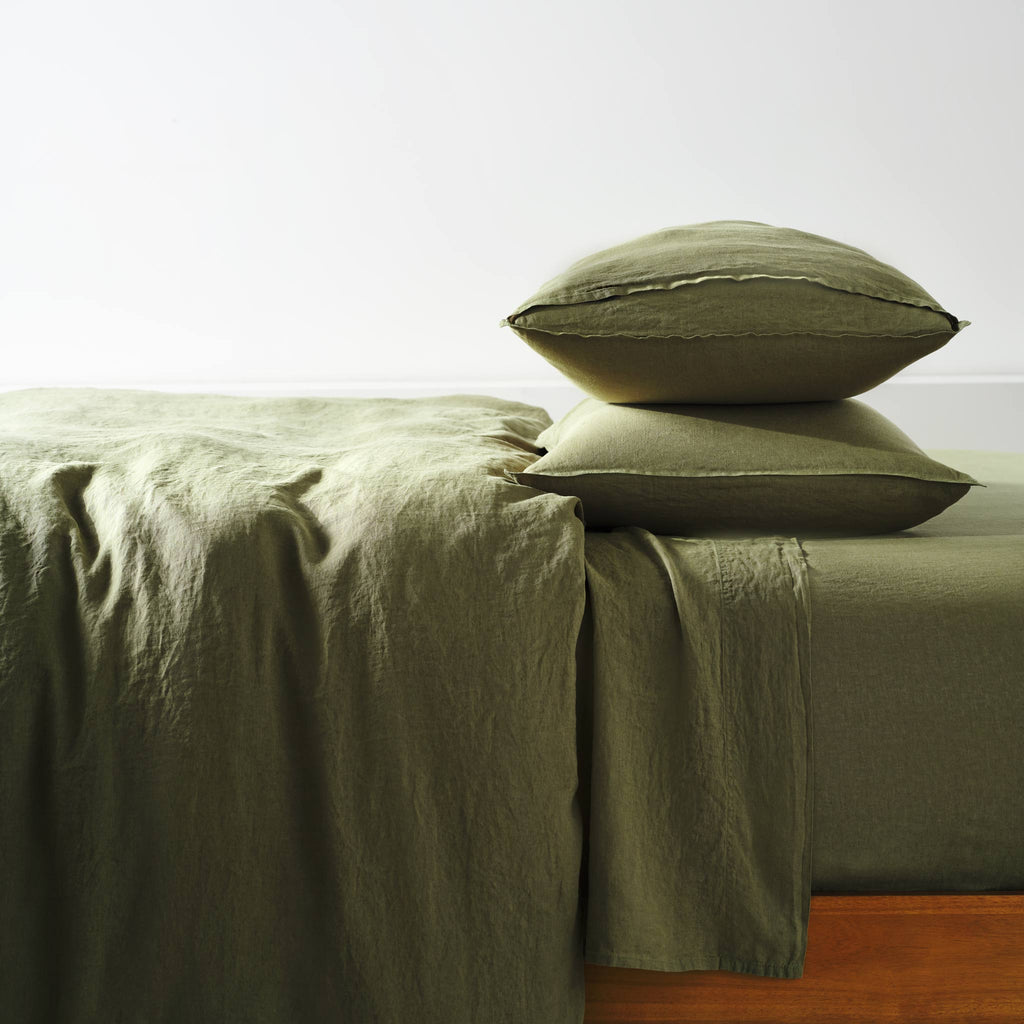 Washed European Linen Bedding Move-In Bundle