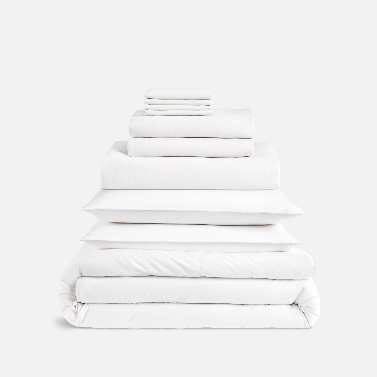 Washed European Linen Bedding Move-In Bundle