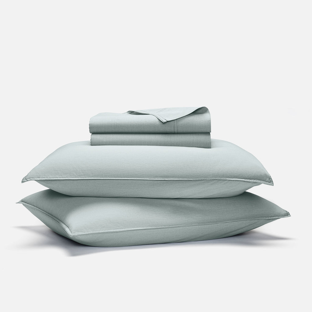 Set of 2 Washed Classic Percale Core Sheet Set Bundle