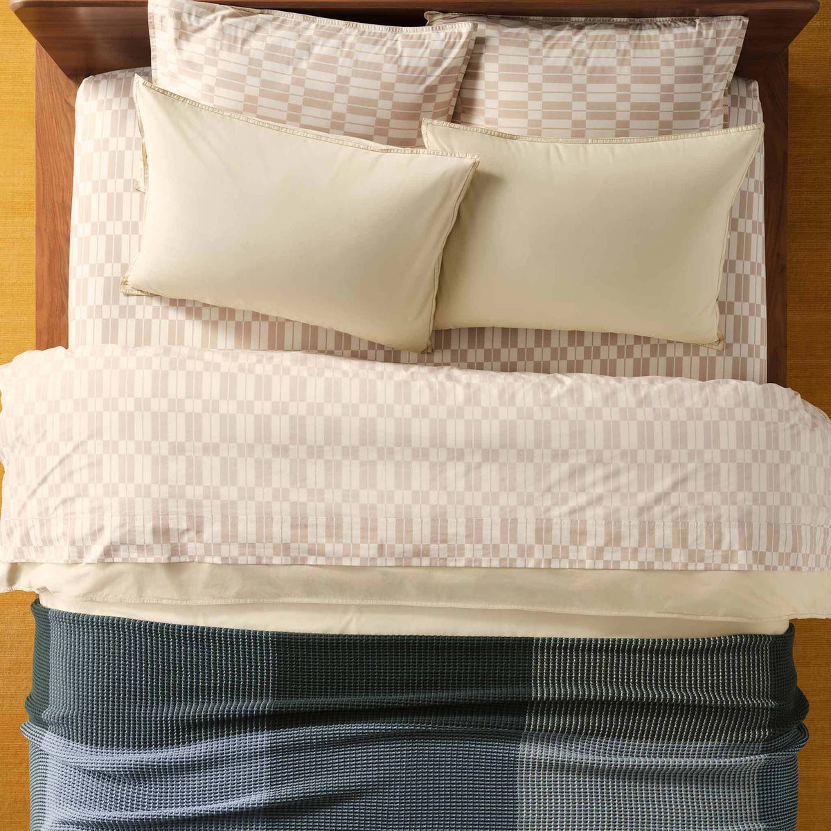 Washed Classic Percale Duvet Set