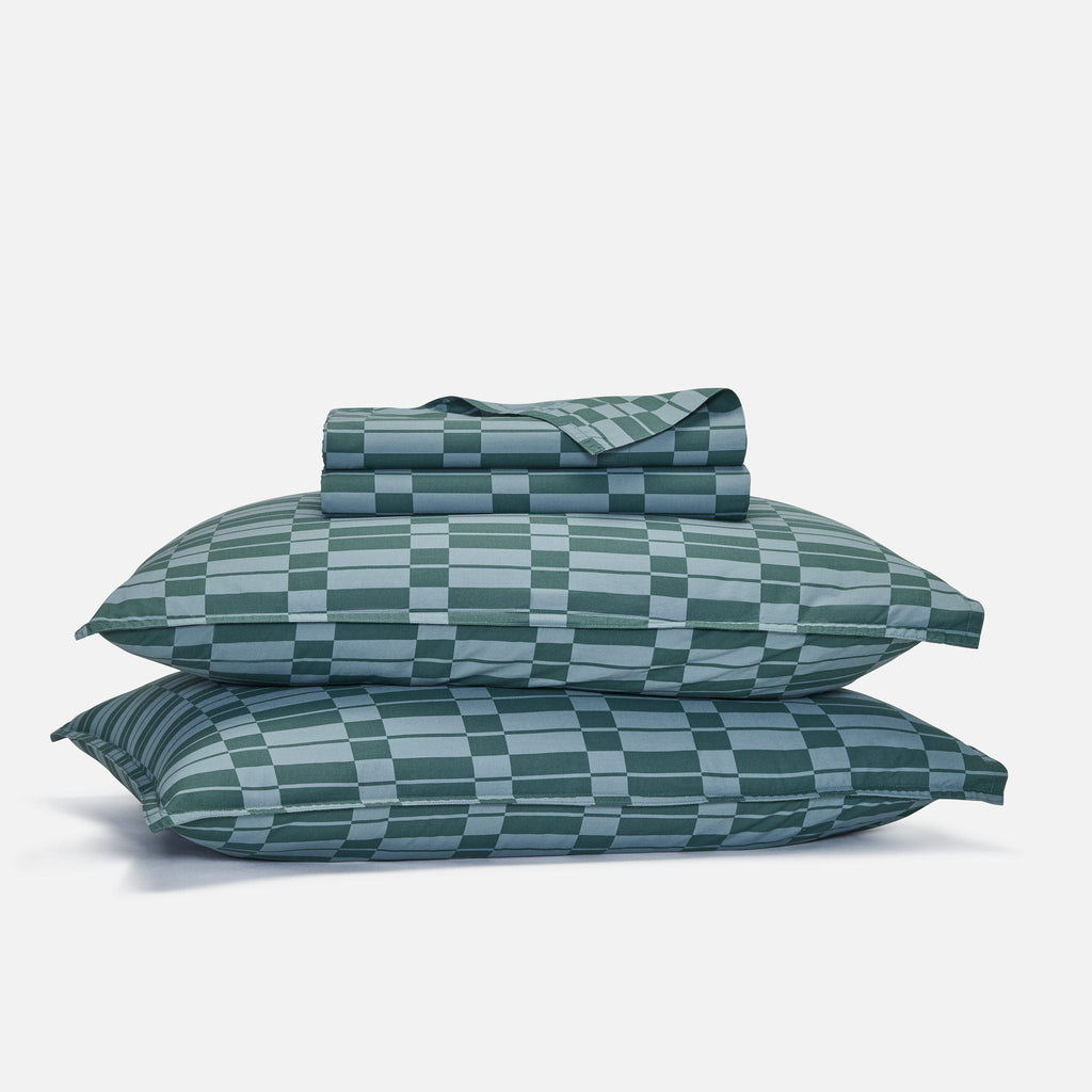Set of 2 Washed Classic Percale Core Sheet Set Bundle