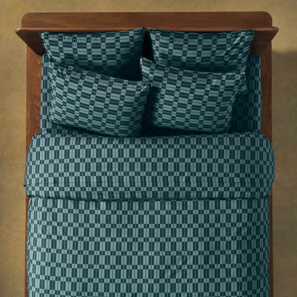 Washed Classic Percale Duvet Set