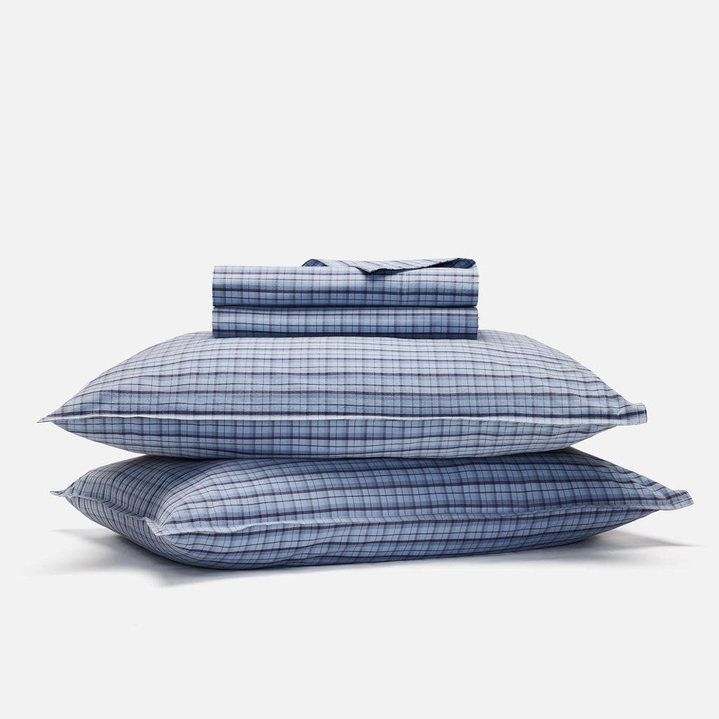 Set of 2 Washed Classic Percale Core Sheet Set Bundle