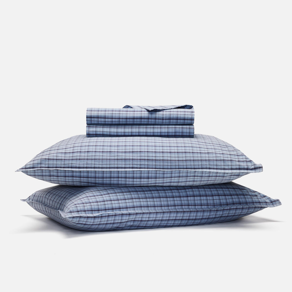Set of 2 Washed Classic Percale Core Sheet Set Bundle