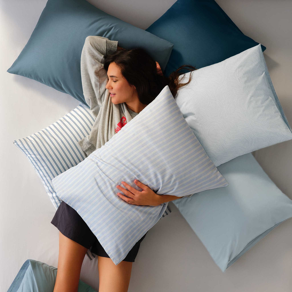 Classic Percale No Flat Sheet Set Bundle