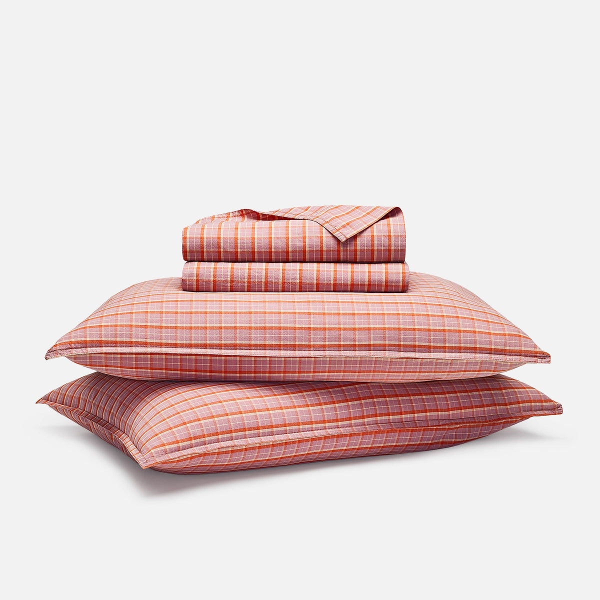 Set of 2 Washed Classic Percale Core Sheet Set Bundle