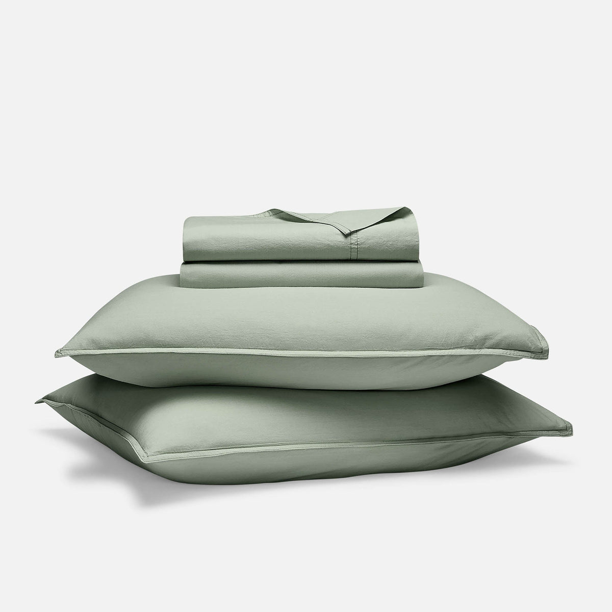 Set of 2 Washed Classic Percale Core Sheet Set Bundle
