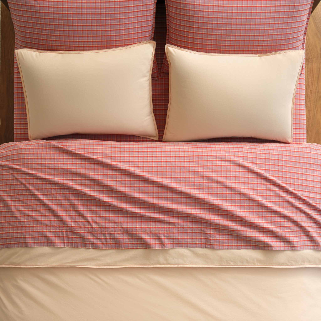Washed Classic Percale Duvet Set