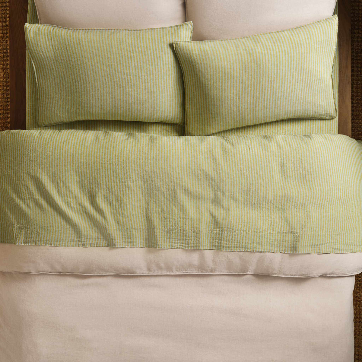 Washed European Linen Pillowcase Set