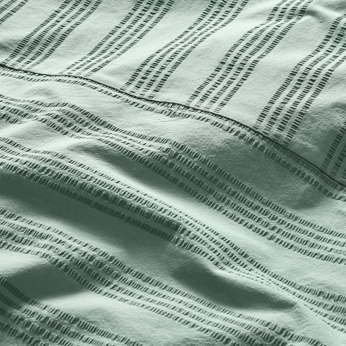 Seersucker Classic Percale Duvet Cover