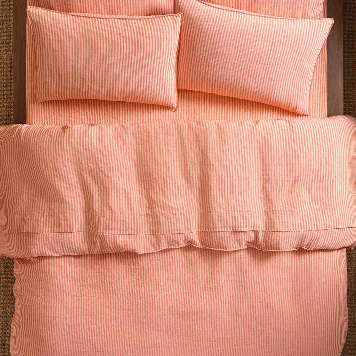Washed European Linen Pillowcase Set