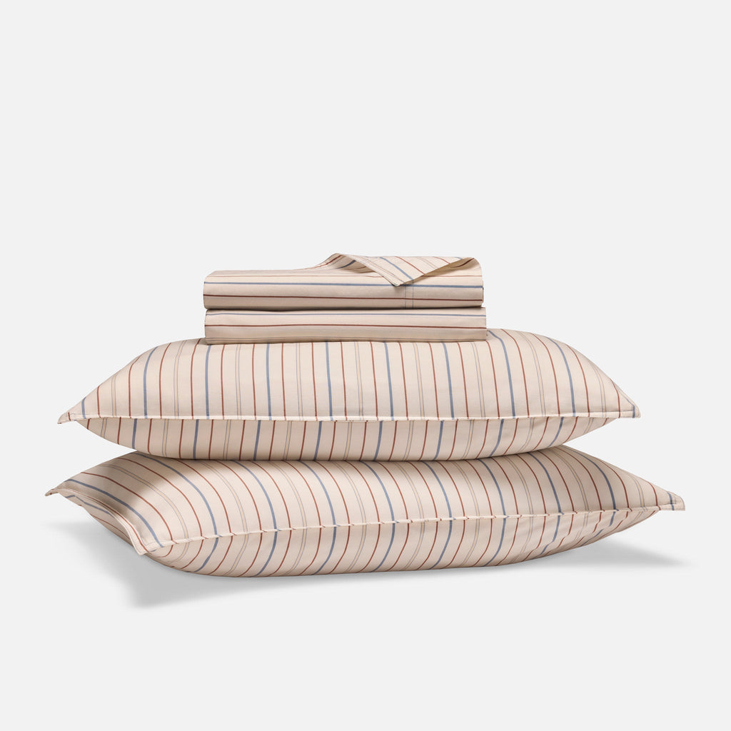 Set of 2 Washed Classic Percale Core Sheet Set Bundle