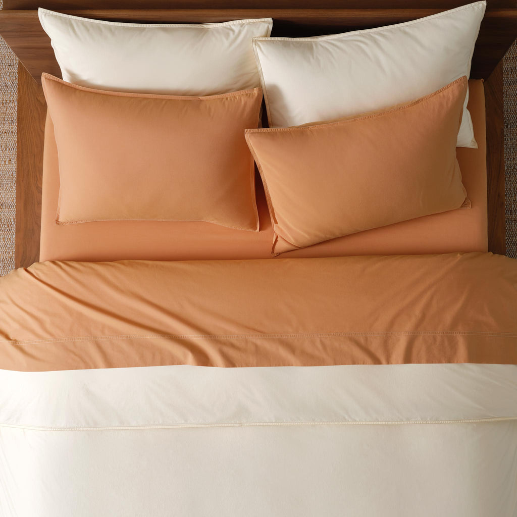 Set of 2 Washed Classic Percale Core Sheet Set Bundle