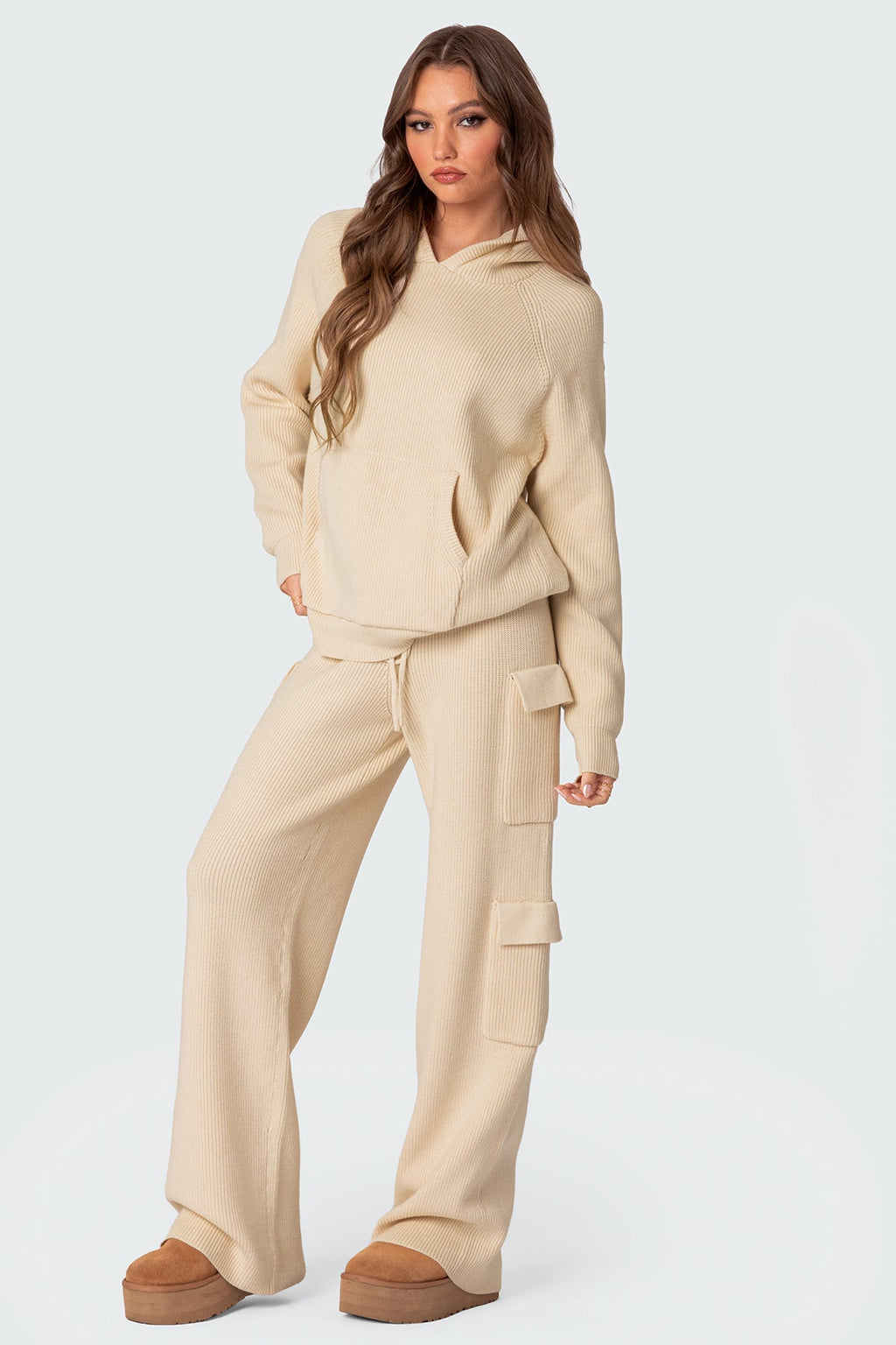 Wynter Oversized Knit Hoodie