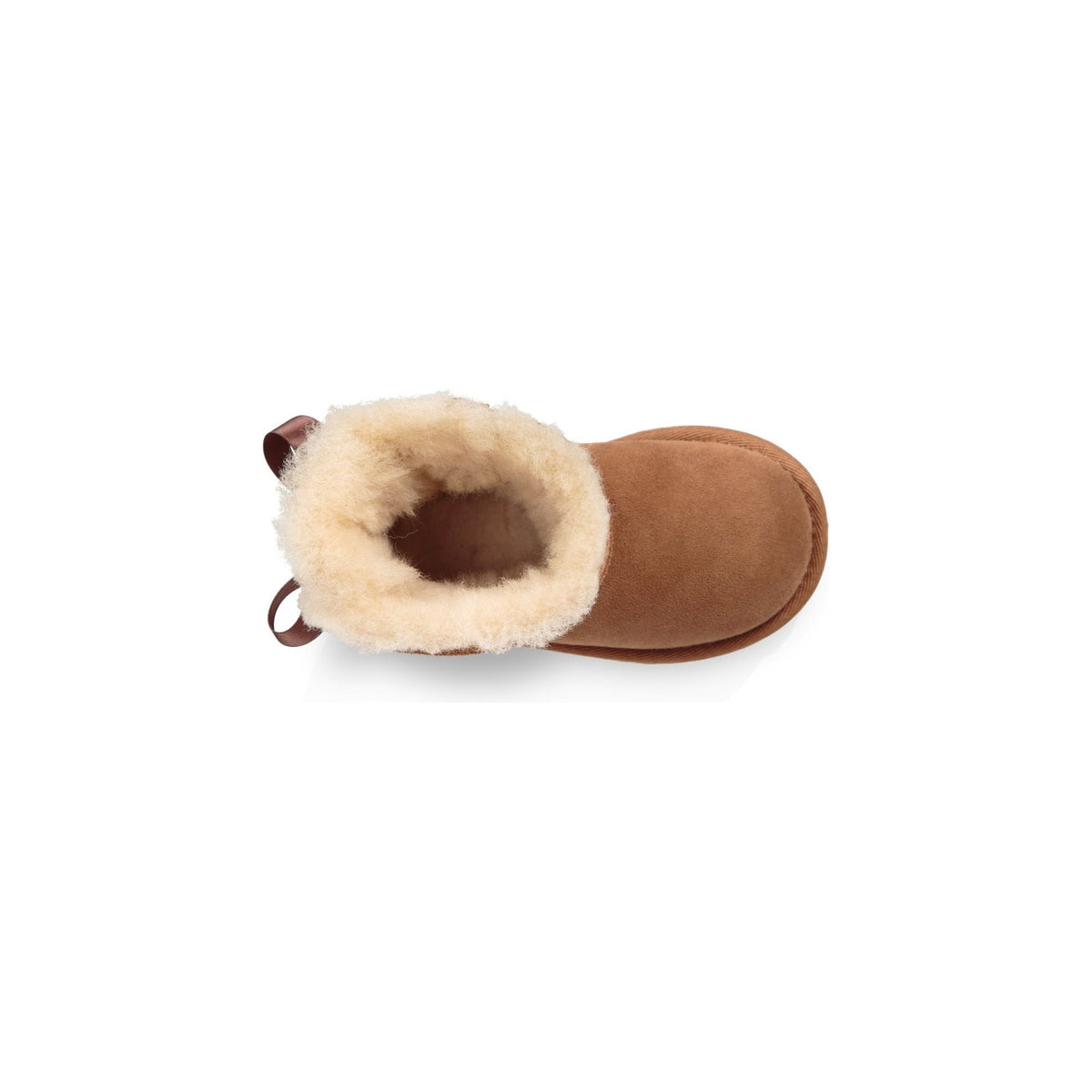 UGG Kid's Mini Bailey Bow II Boot in Chestnut