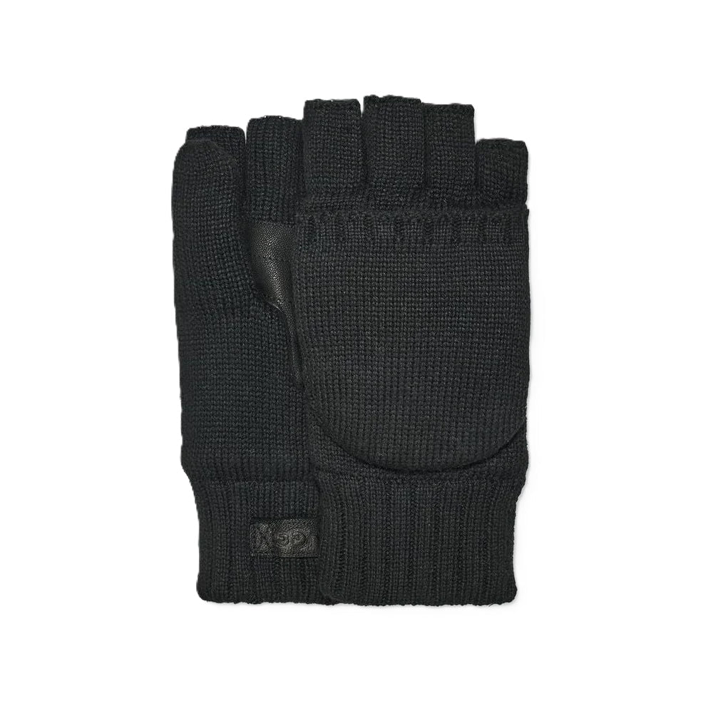UGG M Knit Flip Mitten in Black