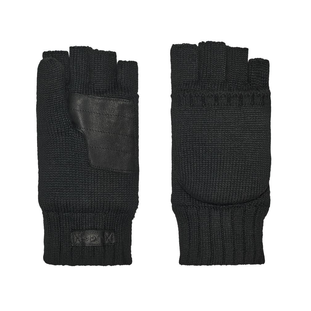 UGG M Knit Flip Mitten in Black