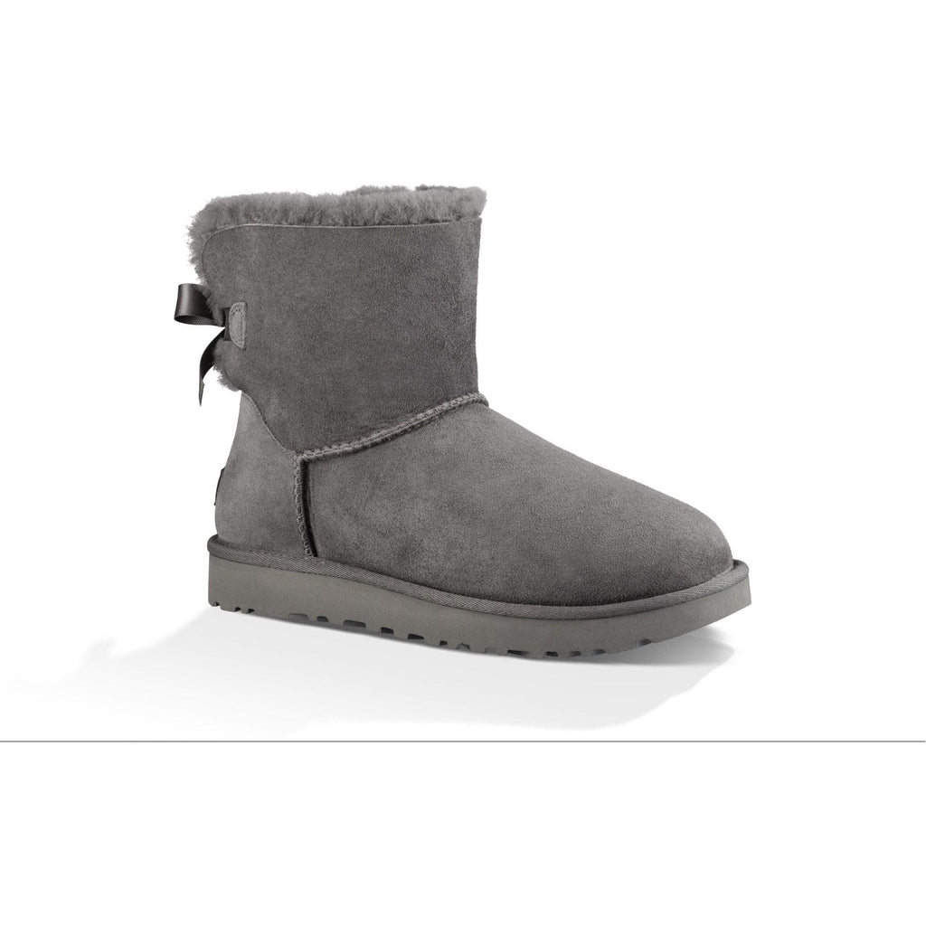 UGG Women's Mini Bailey Bow II Boot in Grey