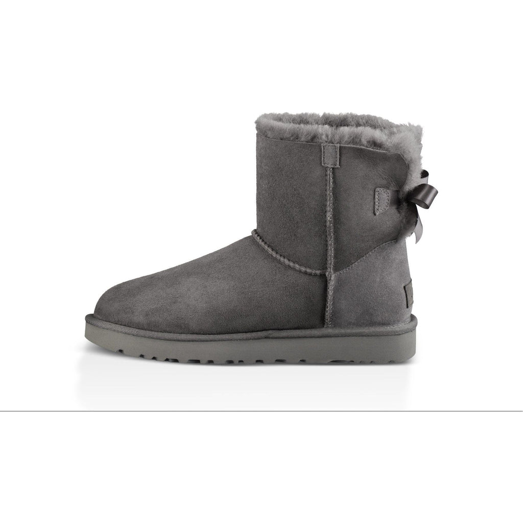 UGG Women's Mini Bailey Bow II Boot in Grey