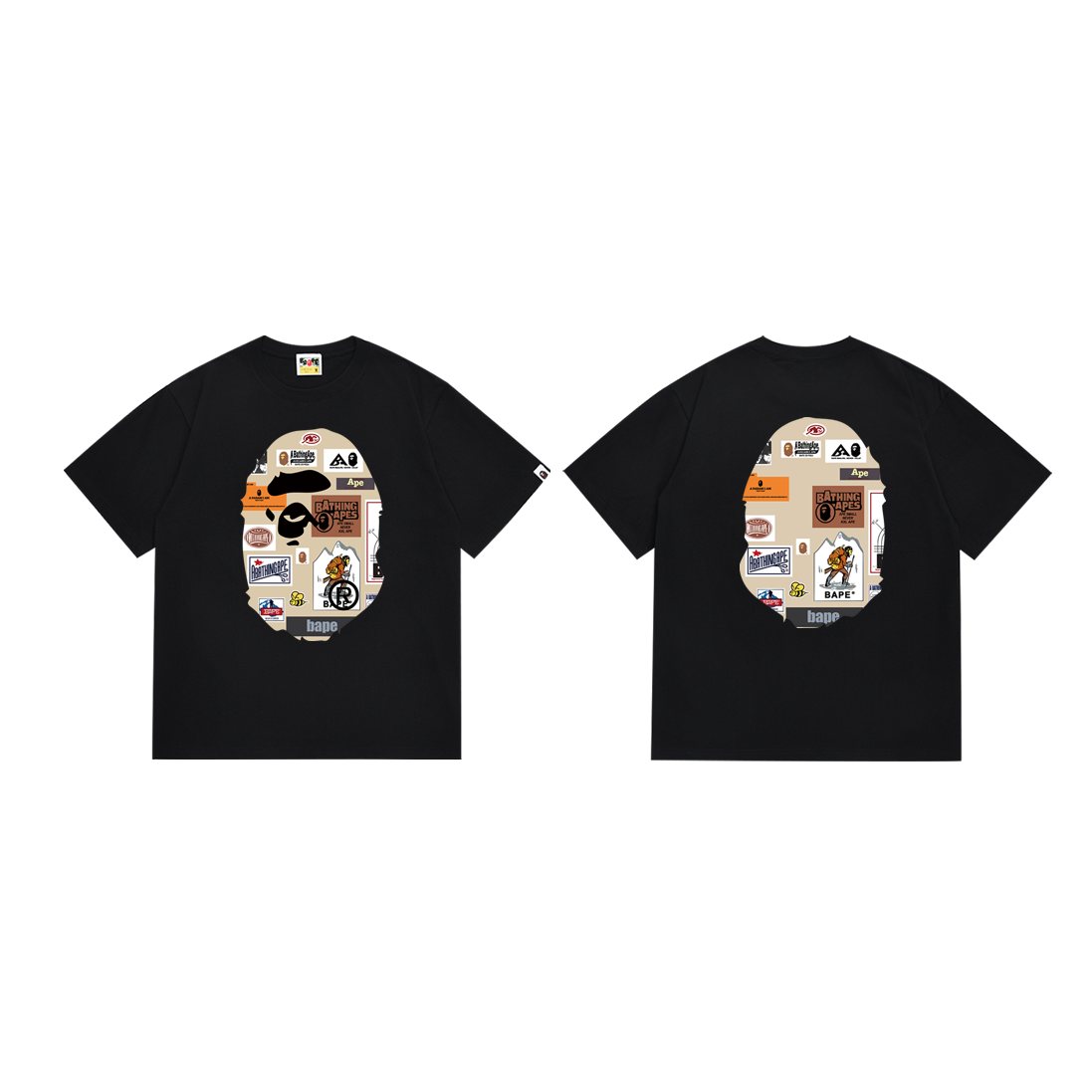 BAPE Ape Head Short-Sleeve Graphic T-Shirt